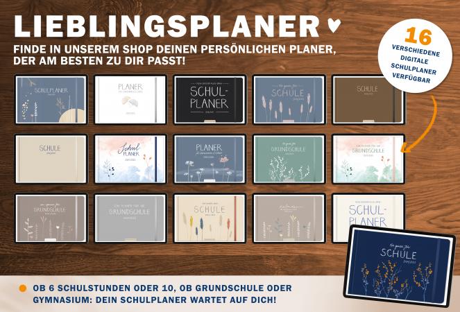 Download Lehrerkalender für Schuljahr 2024 2025 mit Sticker, individuell gestaltbar, mit Stundenplan, Klassenlisten, u.v.m.